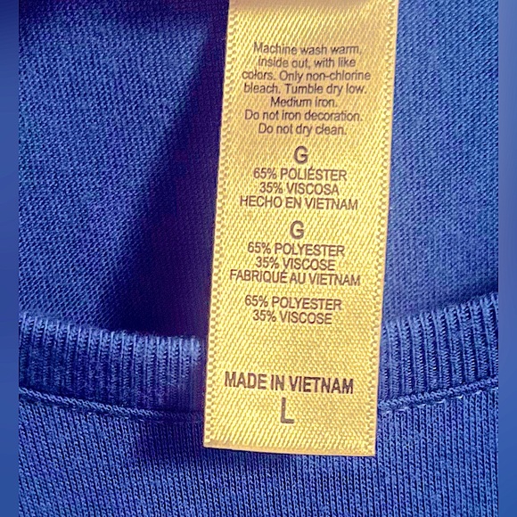 Bella & Canvas Blue Scoop neck Tee - Picture 4 of 4